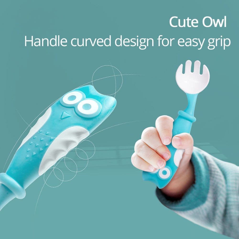 image-Baby Feeding Tableware Baby Training Spoon