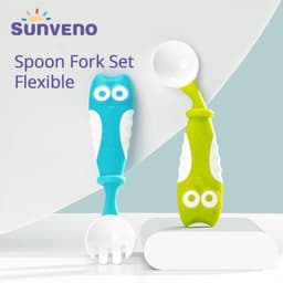 image-Baby Feeding Tableware Baby Training Spoon