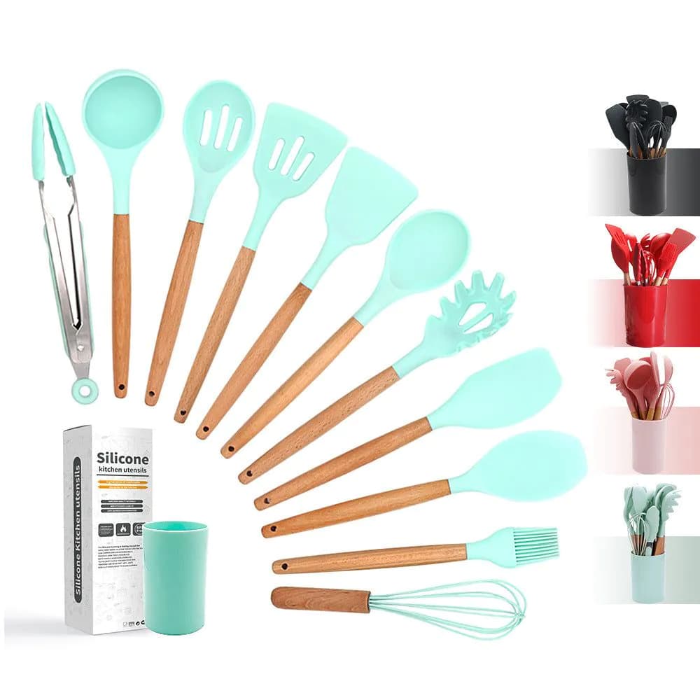 image-11-piece Silicone Kitchenware