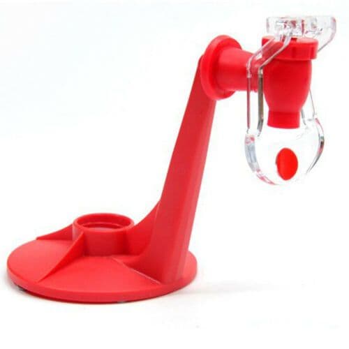 image-The Magic Tap Coke Bottle Inverted Plastic Beverage Water Dispenser Household Summer Party Kitchen