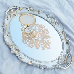 image-Retro mirror tray