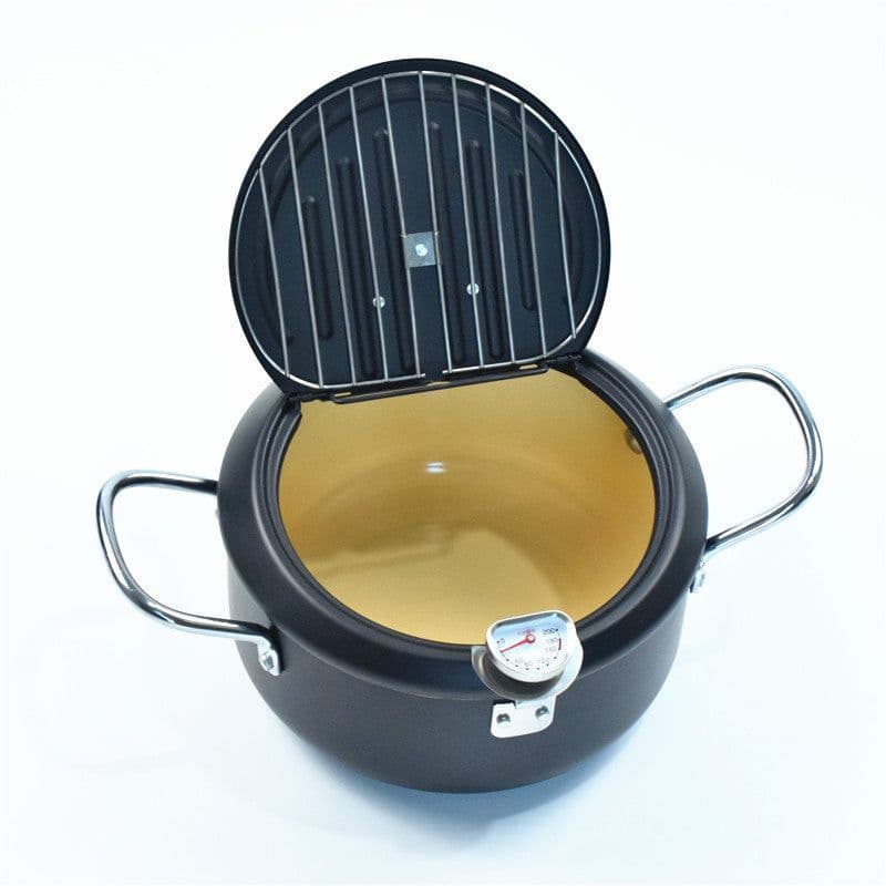 image-Stainless Steel Telescopic Folding Basket Frying Basket French Fries Degreasing Kitchen Tool