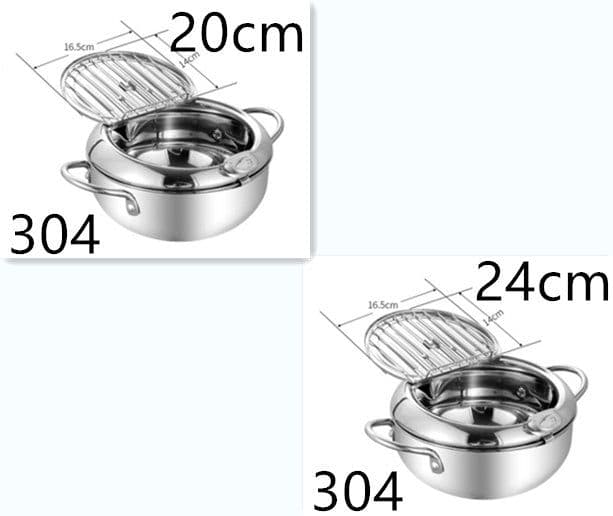 image-Stainless Steel Telescopic Folding Basket Frying Basket French Fries Degreasing Kitchen Tool
