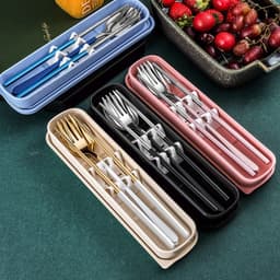 image-Portable cutlery set