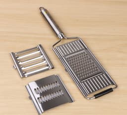 image-Stainless Steel Grater, Vegetable And Fruit Slicer, Peeler