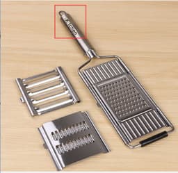 image-Stainless Steel Grater, Vegetable And Fruit Slicer, Peeler