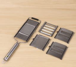 image-Stainless Steel Grater, Vegetable And Fruit Slicer, Peeler