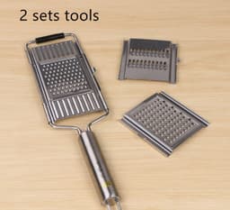image-Stainless Steel Grater, Vegetable And Fruit Slicer, Peeler