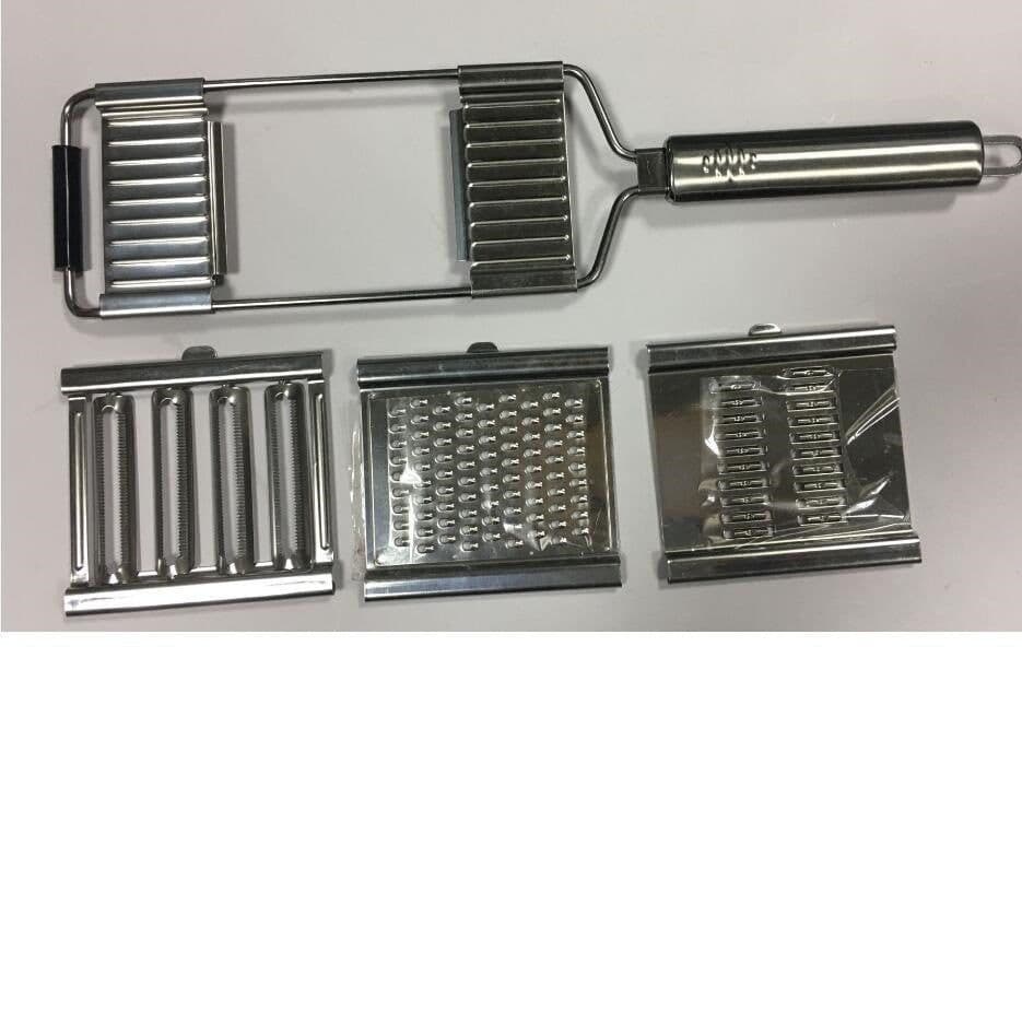 image-Stainless Steel Grater, Vegetable And Fruit Slicer, Peeler