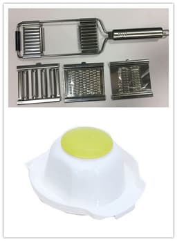 image-Stainless Steel Grater, Vegetable And Fruit Slicer, Peeler