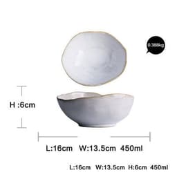 image-Irregular ceramic tableware