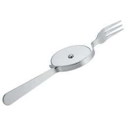 image-Stainless Steel Cake Cutter with Knife and Fork