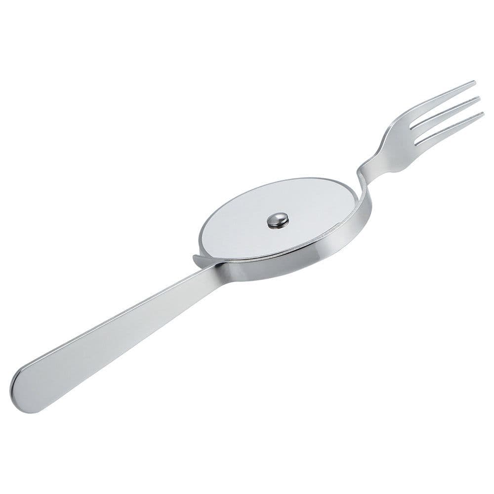 image-Stainless Steel Cake Cutter with Knife and Fork