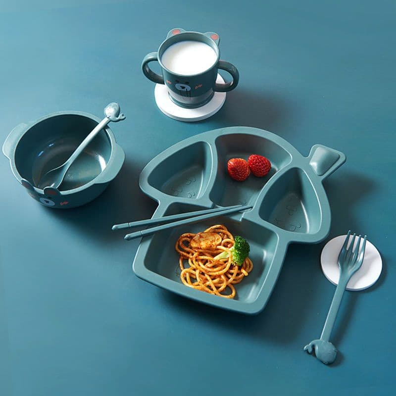 image-Baby dinosaur tableware