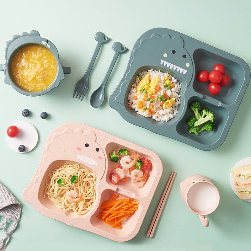 image-Baby dinosaur tableware