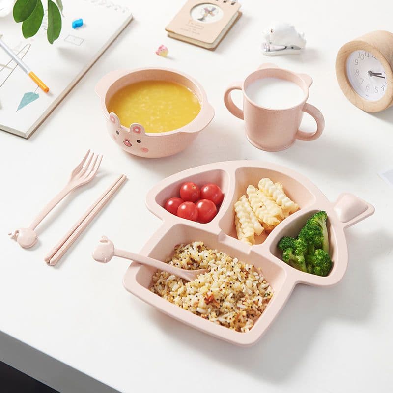image-Baby dinosaur tableware