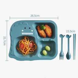 image-Baby dinosaur tableware
