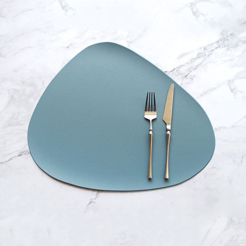 image-Table Mat Table Mat Placemat Table Mat Heat Insulation PU Leather Placemats Coaster Bowl Kitchen Non-slip