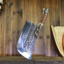 image-Household Bone Chopping Hand-forged Kitchen Knife Dual-use Knife Ghost Hand Made Chef Knives