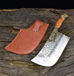 image-Household Bone Chopping Hand-forged Kitchen Knife Dual-use Knife Ghost Hand Made Chef Knives