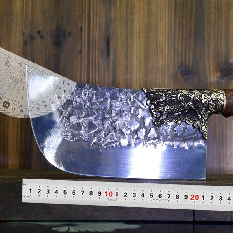 image-Household Bone Chopping Hand-forged Kitchen Knife Dual-use Knife Ghost Hand Made Chef Knives
