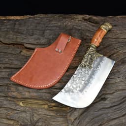 image-Household Bone Chopping Hand-forged Kitchen Knife Dual-use Knife Ghost Hand Made Chef Knives