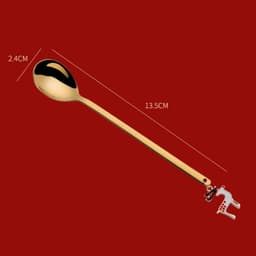 image-Merry Christmas Spoons Xmas Party Tableware Ornaments Christmas Decorations