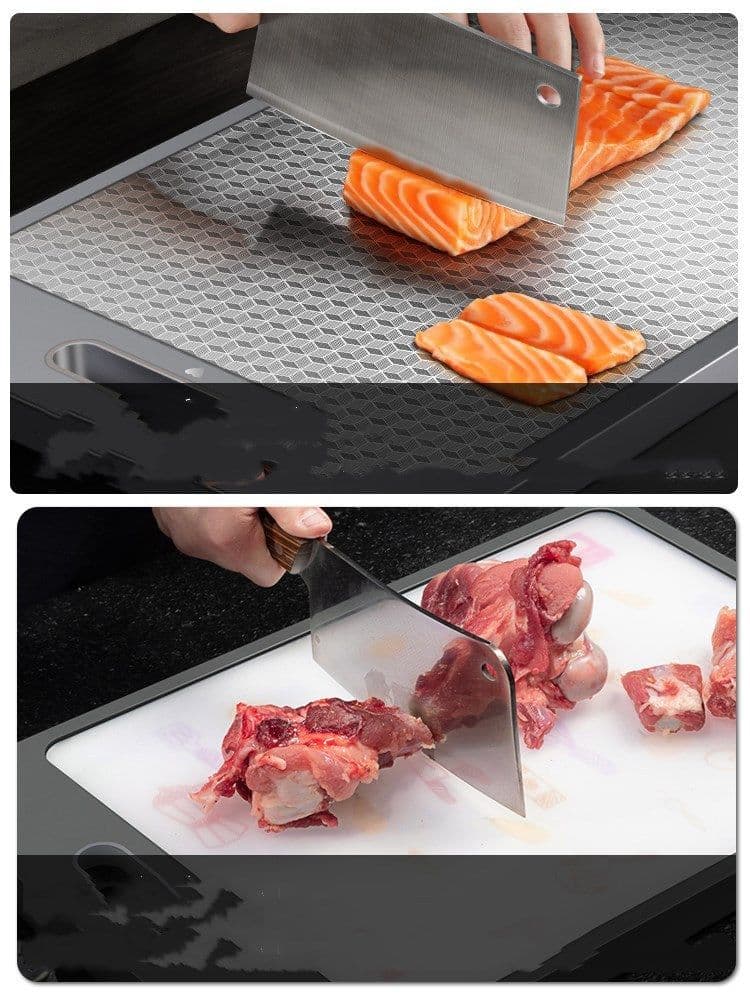 image-Double-sided plastic cutting board