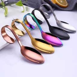 image-Stainless steel serving spoon cutlery