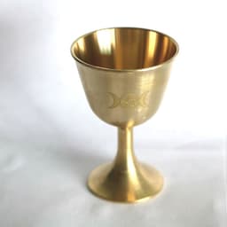 image-Pure copper holy grail brass cup fortune teller tarot card