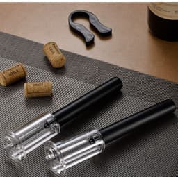 image-Small Size Wine Bottle Opener Air Pump Opening Tools Stainless Steel Pin Jar Cork Remover Corkscrew Bar Accessories