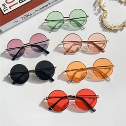 image-Sunglasses Kids Decorative Glasses Frame Tide Shade Sunglasses