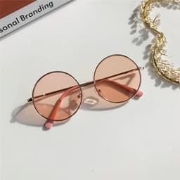 image-Sunglasses Kids Decorative Glasses Frame Tide Shade Sunglasses