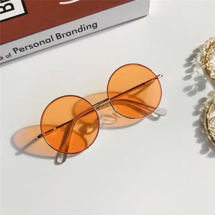 image-Sunglasses Kids Decorative Glasses Frame Tide Shade Sunglasses