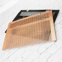 image-Grill Mesh Bag Non-stick Grid Mat BBQ Grill Bag Vegetable Grill High Temperature Resistant Reusable Grill Mat
