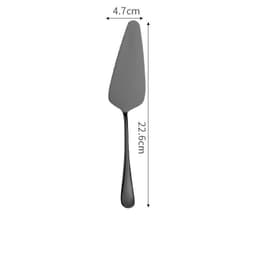 image-Stainless Steel Cutlery Set Titanium-Plated Black Four-Piece Cutlery
