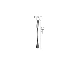 image-Stainless Steel Cutlery Set Titanium-Plated Black Four-Piece Cutlery