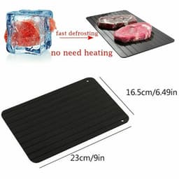image-Fast Defrost Tray Fast Thaw Frozen Food Meat Fruit Quick Defrosting Plate Board Defrost Tray Thaw Master Kitchen Gadgets