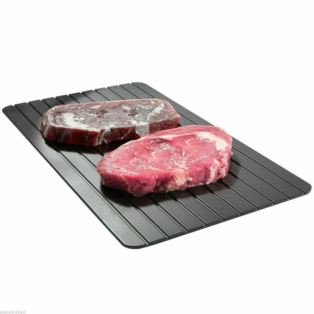 image-Fast Defrost Tray Fast Thaw Frozen Food Meat Fruit Quick Defrosting Plate Board Defrost Tray Thaw Master Kitchen Gadgets
