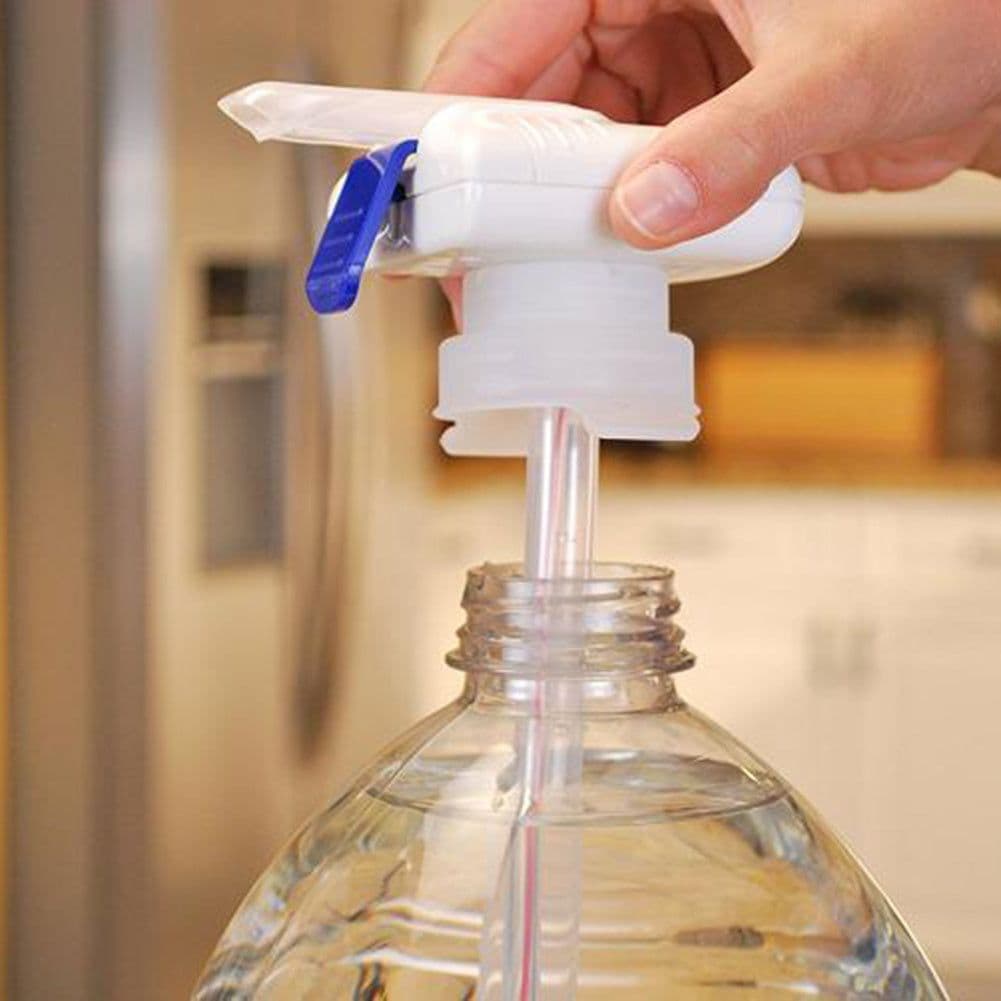 image-Portable Electric Tap Automatic Water Drink Straw Dispenser Pumps For Coke Milk Juice Beer Beverage Suction Bottle