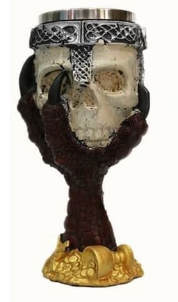 image-Horrible Resin Stainless Steel Design Wine Glass Horror Cup Skull Goblet Perfect Gift Skull For Lovers Halloween Theme Parties