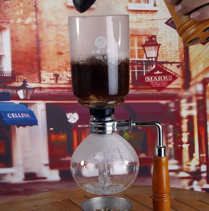 image-Siphon Coffee Maker Tea Pot Vacuum Coffeemaker Glass Machine