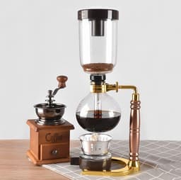 image-Siphon Coffee Maker Tea Pot Vacuum Coffeemaker Glass Machine