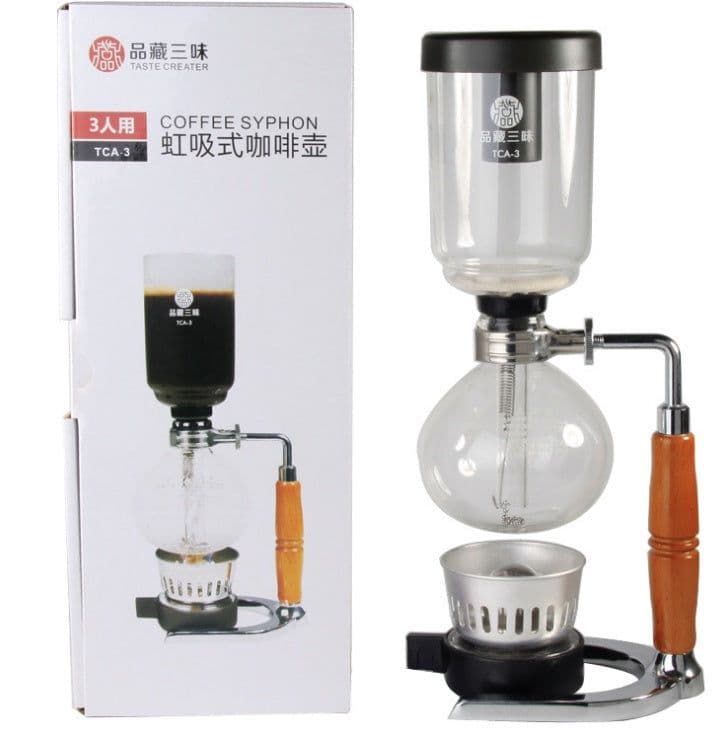 image-Siphon Coffee Maker Tea Pot Vacuum Coffeemaker Glass Machine