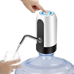 image-Automatic Electric Drinking Water Bottle Pumps USB Charging With Switching Smart Water Pumping Device Home Appliance