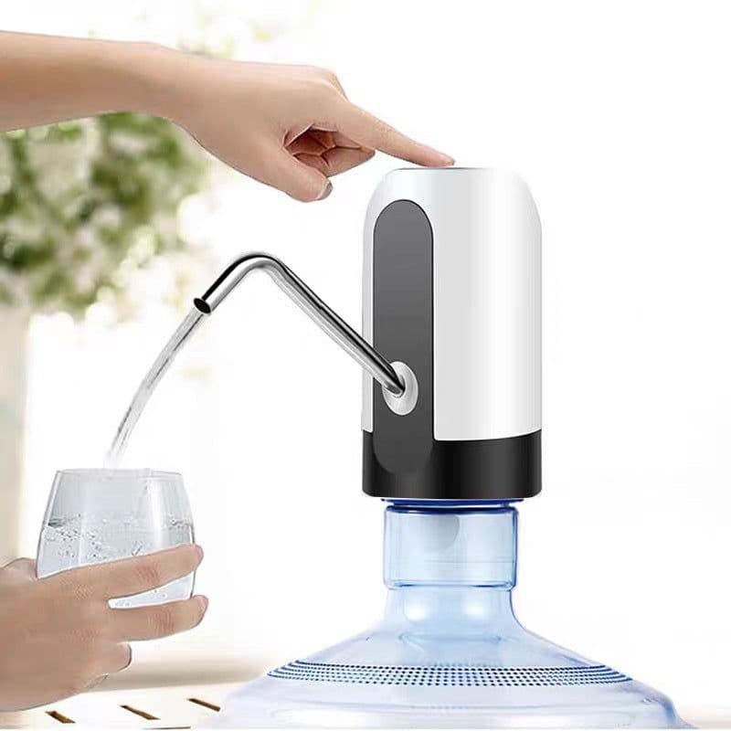 image-Automatic Electric Drinking Water Bottle Pumps USB Charging With Switching Smart Water Pumping Device Home Appliance