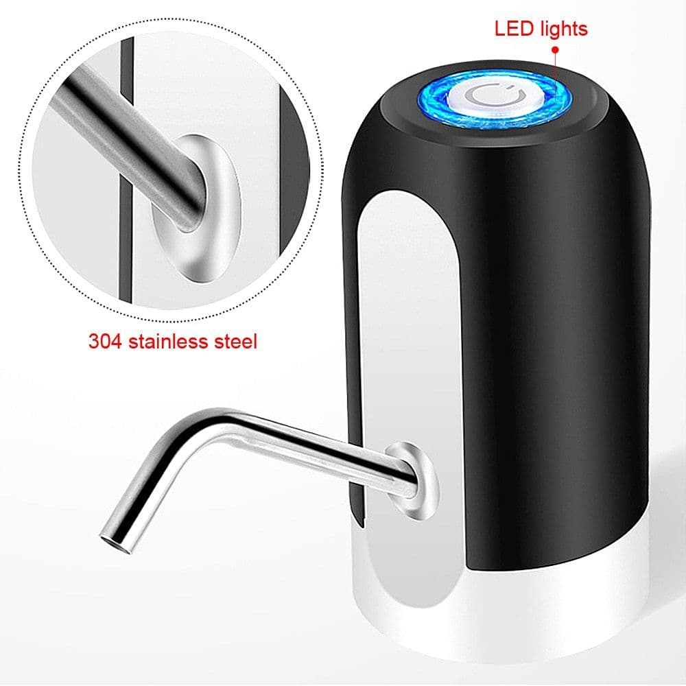 image-Automatic Electric Drinking Water Bottle Pumps USB Charging With Switching Smart Water Pumping Device Home Appliance