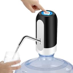 image-Automatic Electric Drinking Water Bottle Pumps USB Charging With Switching Smart Water Pumping Device Home Appliance