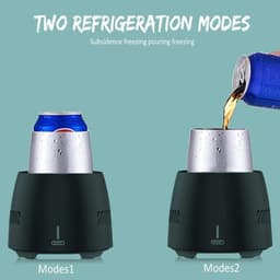 image-Portable Fast Cooling Cup Electronic Refrigeration Cooler for Beer Wine Beverage Mini Electric Drink Cooler Cup Instant Cooling