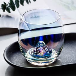 image-Nordic Colorful Glass Rainbow Glass Family Drinking Water Cup Dazzling Cup